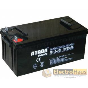 Аккумулятор ATABA AGM 12V 200Ah