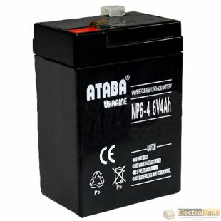 Аккумулятор ATABA AGM 6V 4Ah