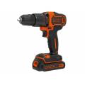 Акумуляторная дрель-шуруповёрт Black&Decker BDCHD18KB