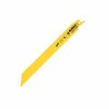 Полотно пильное DeWALT по листовому металлу (<3 мм), трубам и профилям, HCS+Cobalt Steel, общая длина 203мм, шаг зубов 1.4мм, для сабельных пил, 5 шт