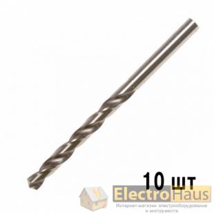 Сверло по металлу DeWALT "EXTREME2" HSS - G, диаметр 3.0 мм, общая длина 61 мм, рабочая длина 33 мм, промышленное, 10 штук.