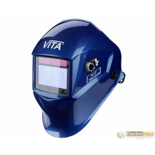 Сварочная маска хамелеон VITA TIG 3-A True Color (металлические соты синие)